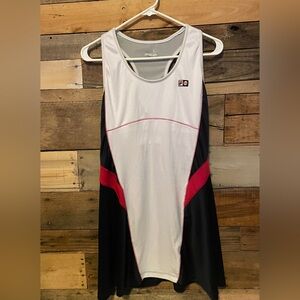 Women’s FILA Tennis Dress, XL, built-in bra